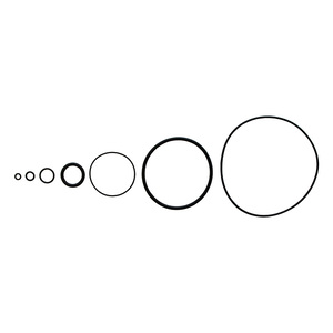 O-ring, 105 x 3 mm - Viton, Part# 706612 O-ring, 105 x 3 mm - Viton, Part# 706612