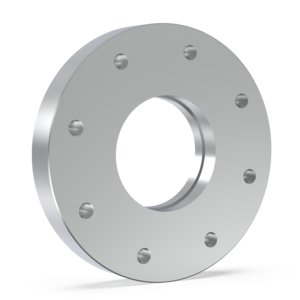 Bored Weld Flange - non-rotatable tapped - St St DN 63 CF (dia 51.1mm)