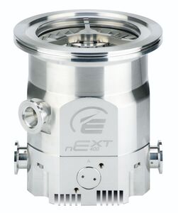 nEXT400T - Turbo Pump, DC 24V DC 48V, 160 W, DN 160 ISO-K, T - Triplex High Compression nEXT400T - Turbo Pump, DC 24V DC 48V, 160 W, DN 160 ISO-K, T - Triplex High Compression